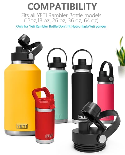 ALIENSX Spout Lid for Yeti Rambler Bottles, BPA Free, Ideal Chug Cap